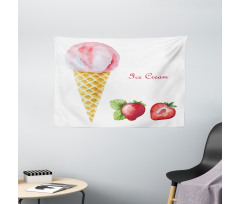 Summer Flavors Wide Tapestry