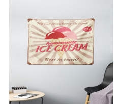 Homemade Ice Cream Wide Tapestry