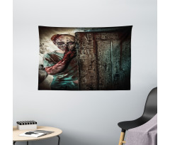 Evil Eyes Monster Wide Tapestry