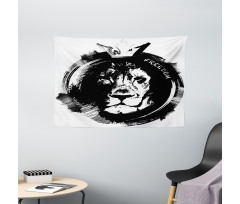King of the Forest Freedom Wide Tapestry