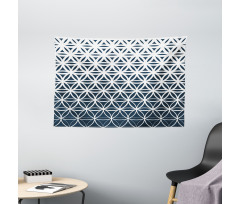 Retro Ombre Curves Wide Tapestry