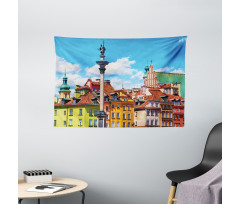 Scenic Old Warsaw Wide Tapestry