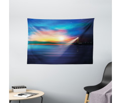 Majestic Sky Beach Wide Tapestry