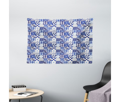 Traditional Vintage Mosaic Wide Tapestry