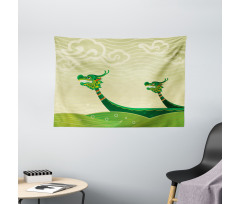 Tatsu Mythical Animal Wide Tapestry