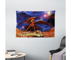 Dragon Knight Cosmos Wide Tapestry