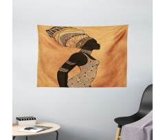 Local Woman Wide Tapestry