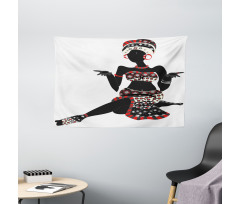 Dress Lady Wide Tapestry