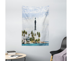 Lighthouse Palms Tapestry