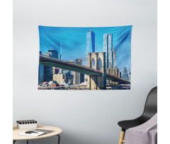 Manhattan Landmark Wide Tapestry