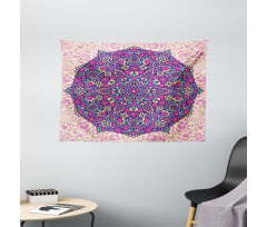 Floral Cosmos Wide Tapestry