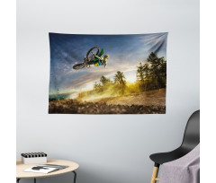 Extreme Sports Exotic Wide Tapestry