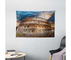 Colosseum at Sunset Wide Tapestry