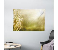 Scenic Autumn Meadow Wide Tapestry