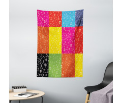 Vibrant Rainbow Colors Tapestry