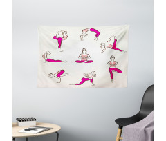 Pilates Exercise Health Wide Tapestry