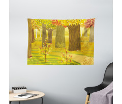 Fantasy Dreamlike Forest Wide Tapestry