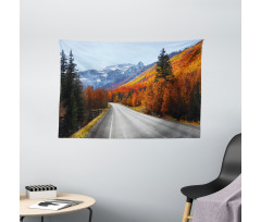 Highway Countryside Travel Wide Tapestry