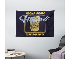 Aloha Hawaiian Wide Tapestry