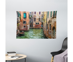 Famous Streets on Water Wide Tapestry