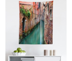 Mimari Mikrofiber Duvar Halısı Venedik'teki Kanallar