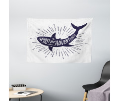 Spirit of Adventure Fish Wide Tapestry