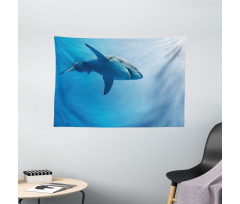 Fish in Ocean Swimming Wide Tapestry