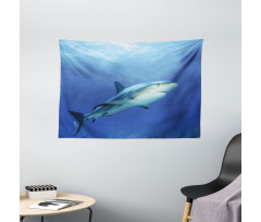Exotic Dreamy Ocean Life Wide Tapestry