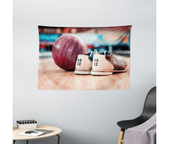 Shoes Purple Ball Wide Tapestry