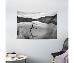 Tranquil Lake Wide Tapestry