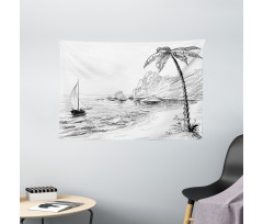 Exotic Holiday Wide Tapestry
