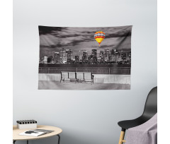 NYC Skyline Wide Tapestry