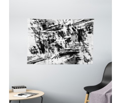 Grunge Artwork Wide Tapestry