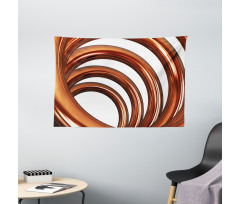 Helix Coil Spiral Pipe Wide Tapestry
