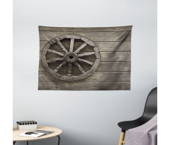 Old Carriage Wide Tapestry