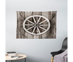 Timber Wall Wide Tapestry