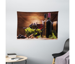 French Gourmet Tasting Wide Tapestry