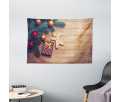 Cookie Present Wide Tapestry