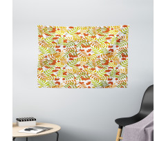 Rural Plants Wilderness Wide Tapestry