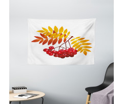 Rural Berries in Fall Wide Tapestry