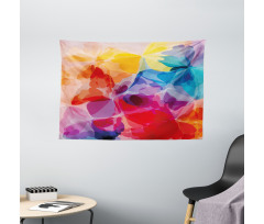 Big Flower Petals Wide Tapestry