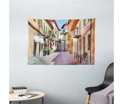 Alba Town Italy Street Wide Tapestry