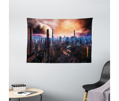 Futuristic Distant World Wide Tapestry