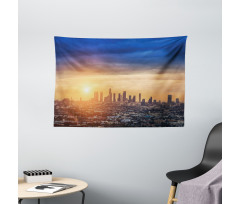 Sunrise at Los Angeles Wide Tapestry