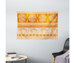 Traditional Ornate Border Wide Tapestry