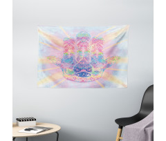 Energy Flow Aura Yoga Wide Tapestry