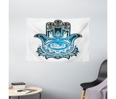 Evil Eye Wide Tapestry