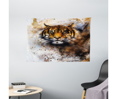 Wild Beast Angry Predator Wide Tapestry