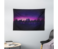 City Skyline Urban Life Wide Tapestry