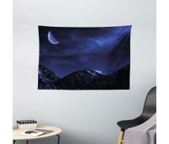 Snowy Mountains Scenic Wide Tapestry